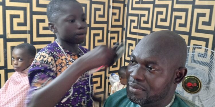 14-Year-Old Barbing Prodigy Inspires Young Nigerians with His Success Story