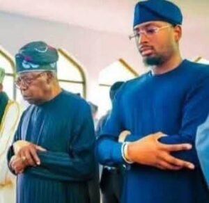 President Tinubu with Son, Yinka Tinubu