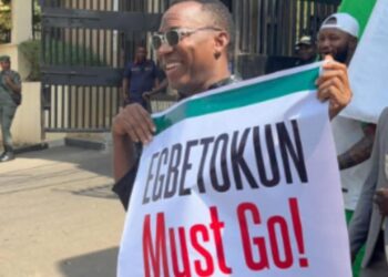 Sowore Leads Protest at Police Headquarters, Demands Removal of IGP Egbetokun