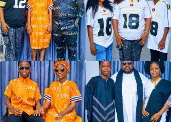 Bullion Records CEO, Ambassador Ajadi, and Wife, Oyindamola, Celebrate Their Twins’ Birthday Heartwarmingly