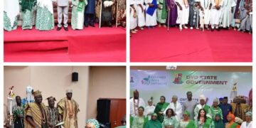 Makinde, Yoruba Monarchs Welcome First Lady Oluremi Tinubu in Oyo