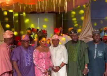 Bullion Records CEO, Ambassador Ajadi, Congratulates Babalola Couple at Lavish Sadaki Ceremony in Lagos