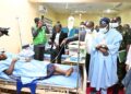 Tinubu Visits Benue Hospital, Condemns Yelewata Killings