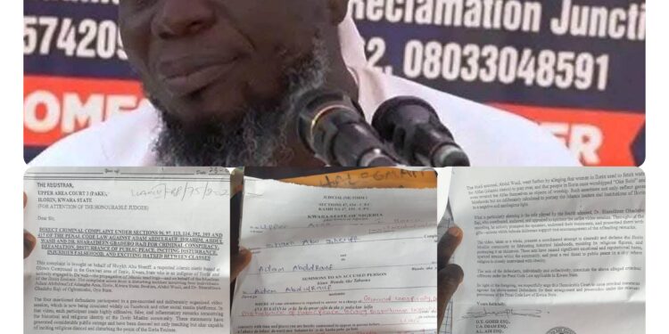 Ilorin Cleric Drags Ogbomosho Scholar to Court for Defamation