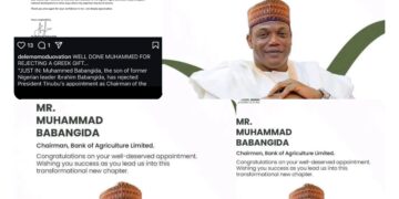 The Merit Newspaper Apologizes Over Erroneous Report on Muhammad Babangida’s Appointment, Condemns Dele Momodu’s Unethical Post