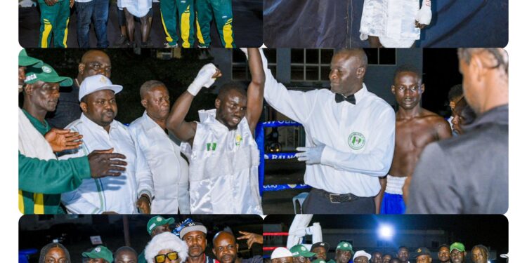 Muyideen Oyakojo Clinches National Bantamweight Title with 35-Second Knockout