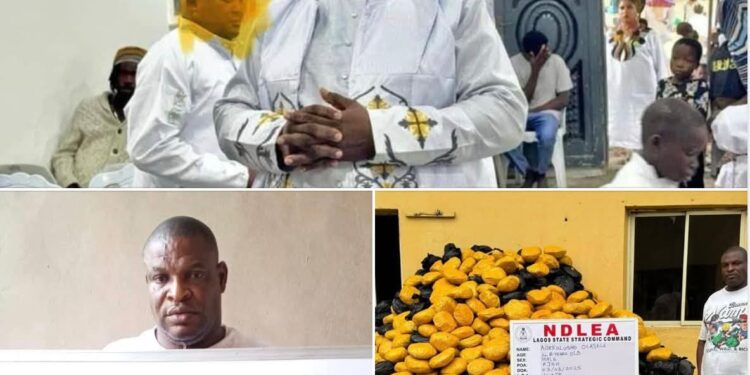 Pastor Busted: NDLEA Nabs Lagos Cleric in ₦1.35bn ‘Ghana Loud’ Smuggling Ring