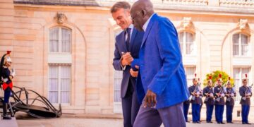 Exclusive Photos: Tinubu Meets Macron in Paris
