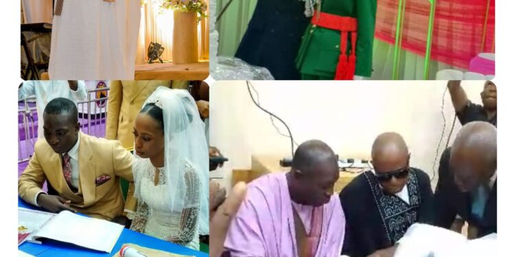 Ajadi Congratulates Oluwafemi, Gbenga Families at Children’s Elegant Lagos Wedding