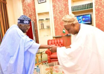 Tinubu Hosts Olubadan Ladoja at Presidential Villa