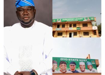 Political Tension Rises in Oyo as Eleniyan’s Ogbomoso Office Is Repaired After Vandalism