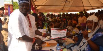Photo News: Chief Ibrahim Kilanko Olalowo (Alado) Bags Araba Agude of Oniro Chieftaincy Title