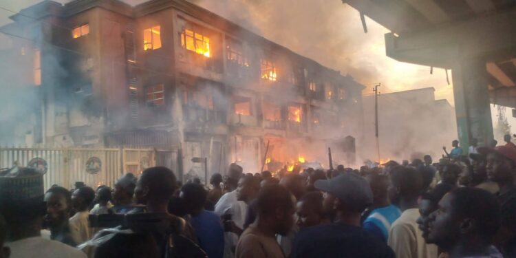 Fire Strikes Kano Market Again Weeks After Inferno