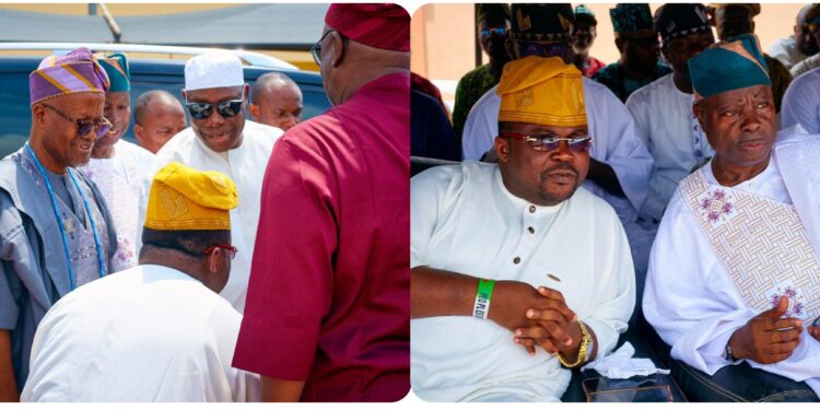 Oyo Deputy Gov. Adebayo Lawal, Ajadi Honour Y.K. Abass at Ramadan Lecture