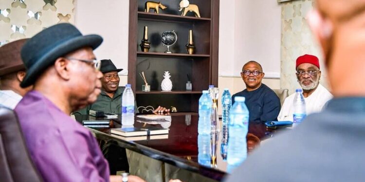 Peter Obi Meets Jonathan, Sparks 2027 Speculation