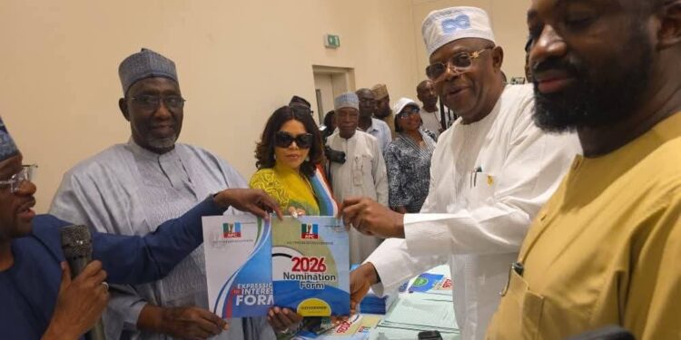 Tinubu, Hamzat, Adebule, Faleke Secure APC Nomination Forms Ahead of Primaries