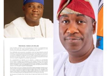 BREAKING: Ambode Backs Hamzat as Lagos APC Consensus Candidate, Mobilises 3 Million Votes for Tinubu
