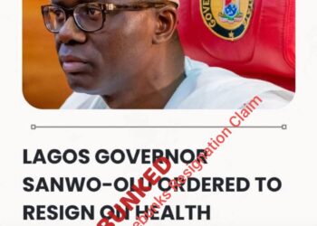 Sanwo-Olu Not Resigning, Lagos Counters Viral Report