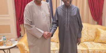 Gbenga Daniel Meets Bola Ahmed Tinubu After APC Primary Withdrawal