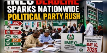 INEC Deadline Sparks Nationwide Political Party Rush
