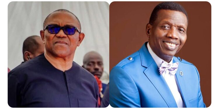 Obi Defends Adeboye, Warns Against Division Politics