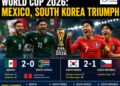 World Cup 2026: Mexico, South Korea Triumph