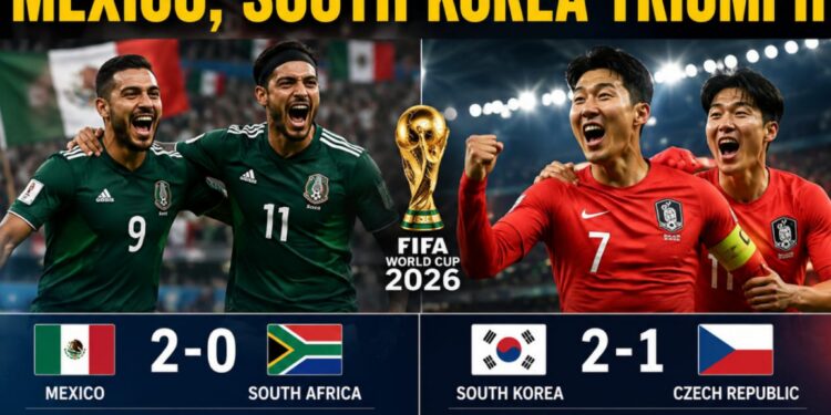World Cup 2026: Mexico, South Korea Triumph