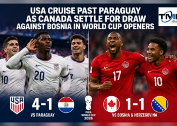 USA Cruise Past Paraguay as Canada Settle for Draw Against Bosnia in World Cup Openers