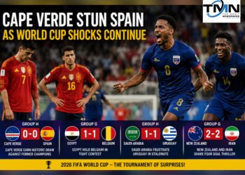 Cape Verde Stun Spain as World Cup Shocks Continue