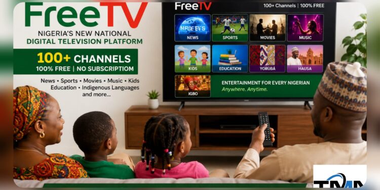 FG Launches FreeTV, Offers Nigerians 100 Free Channels