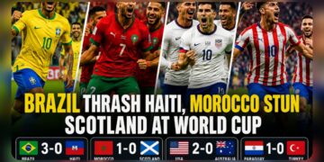 Brazil Thrash Haiti, Morocco Stun Scotland at World Cup