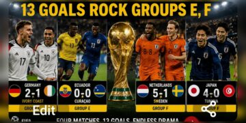 World Cup Saturday: 13 Goals Rock Groups E, F