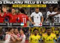 Portugal Hammer Uzbekistan as England Held by Ghana