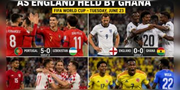Portugal Hammer Uzbekistan as England Held by Ghana