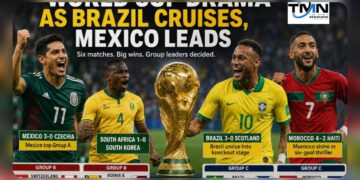World Cup Drama as Brazil Cruises, Mexico Leads