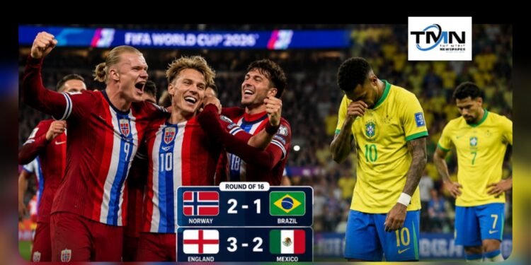 World Cup Shocker: Norway Eliminates Brazil, England Advances