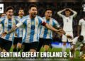 Argentina Defeat England 2-1, Advance to World Cup Final