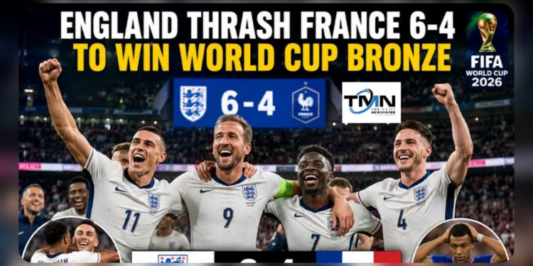 England Thrash France 6-4 to Win World Cup Bronze
