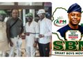Smart Boys Movement Members Meet Football Legend Enyeama at Vinpy Hotel in Uyo
