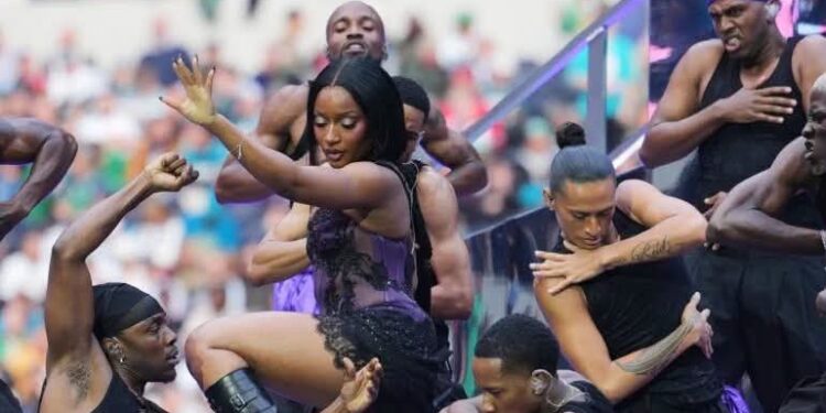 Ayra Starr Makes History at NFL Show in London