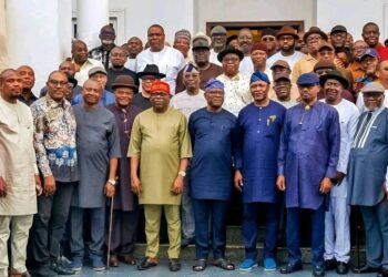 Wike, Lawmakers Meet Fubara in Rivers