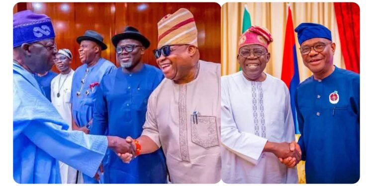 Adeleke, Wike Reportedly Named in Tinubu Campaign Roles